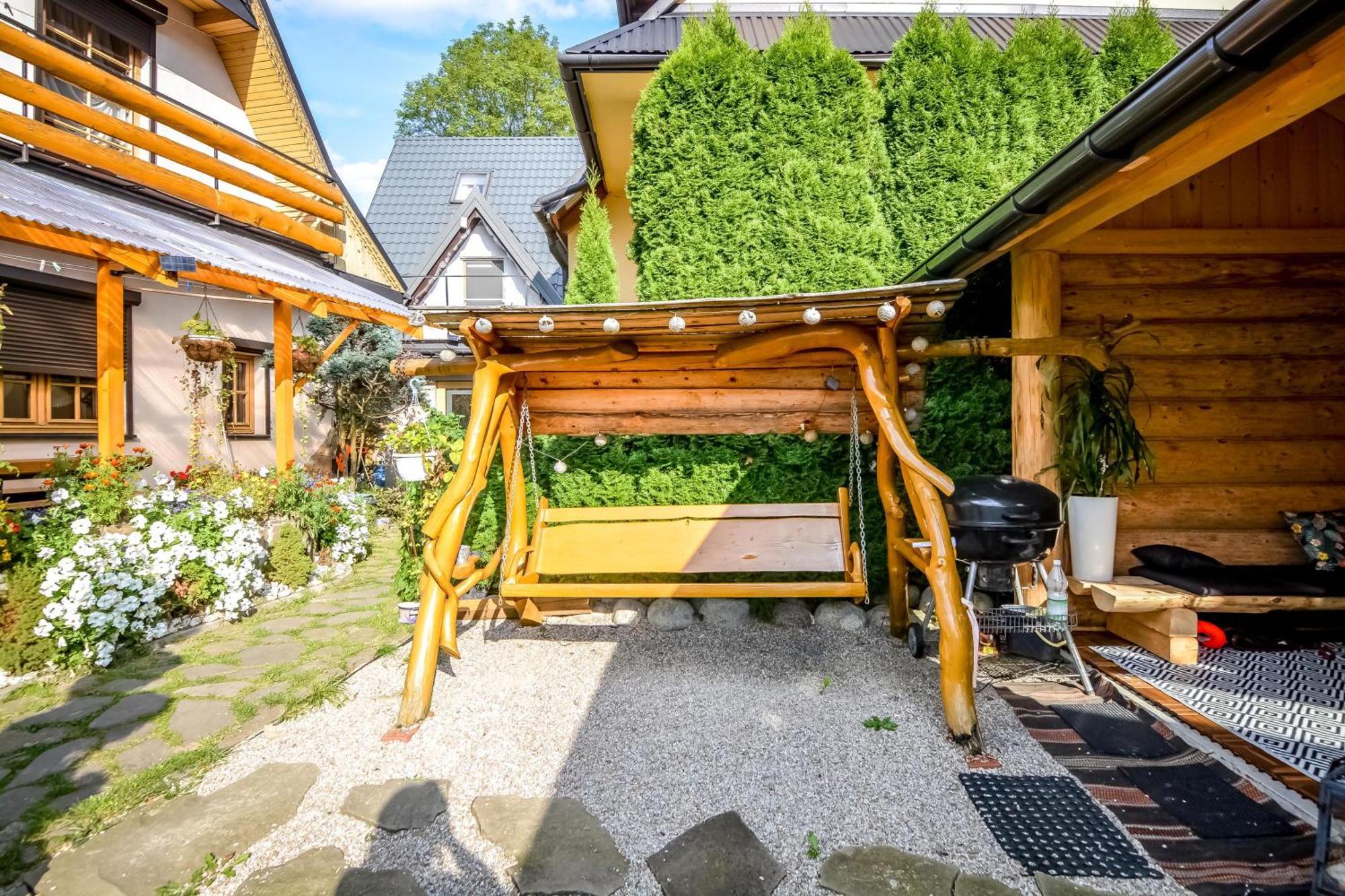Ciukrowa Chatka Sauna & Jacuzzi Poronin Exterior foto