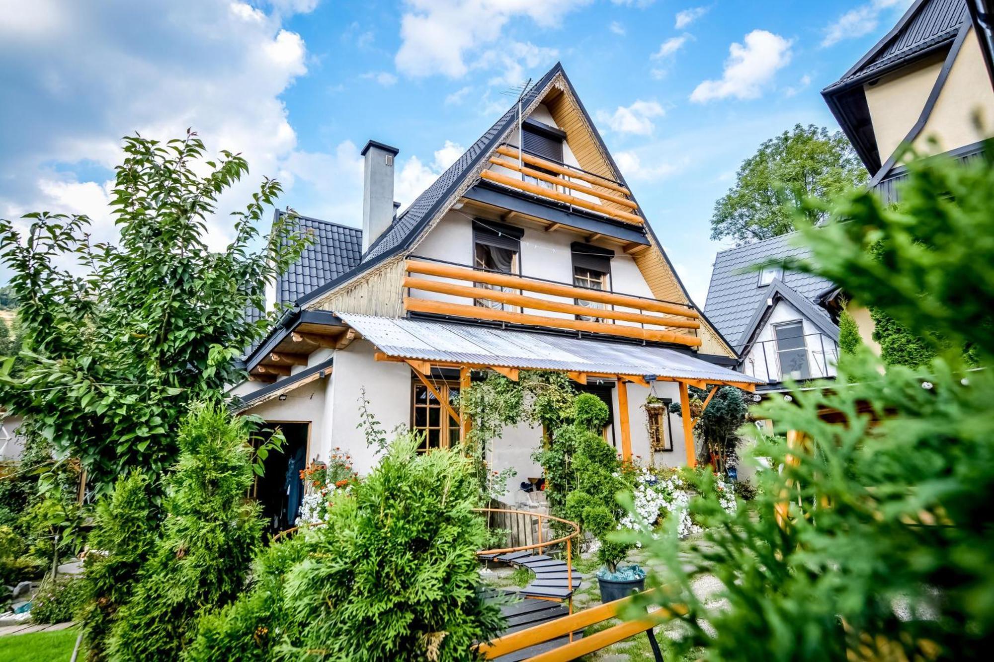 Ciukrowa Chatka Sauna & Jacuzzi Poronin Exterior foto