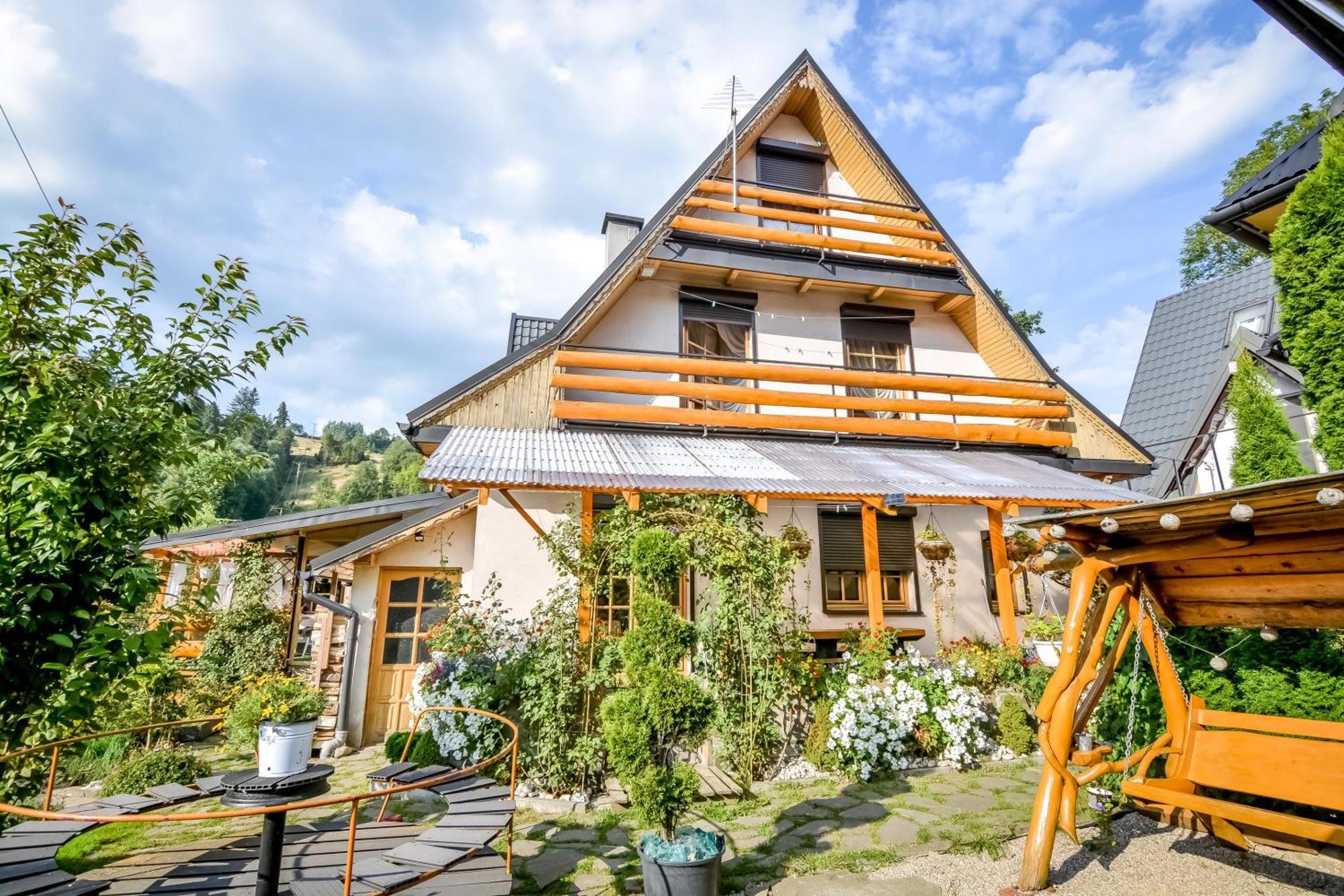 Ciukrowa Chatka Sauna & Jacuzzi Poronin Exterior foto