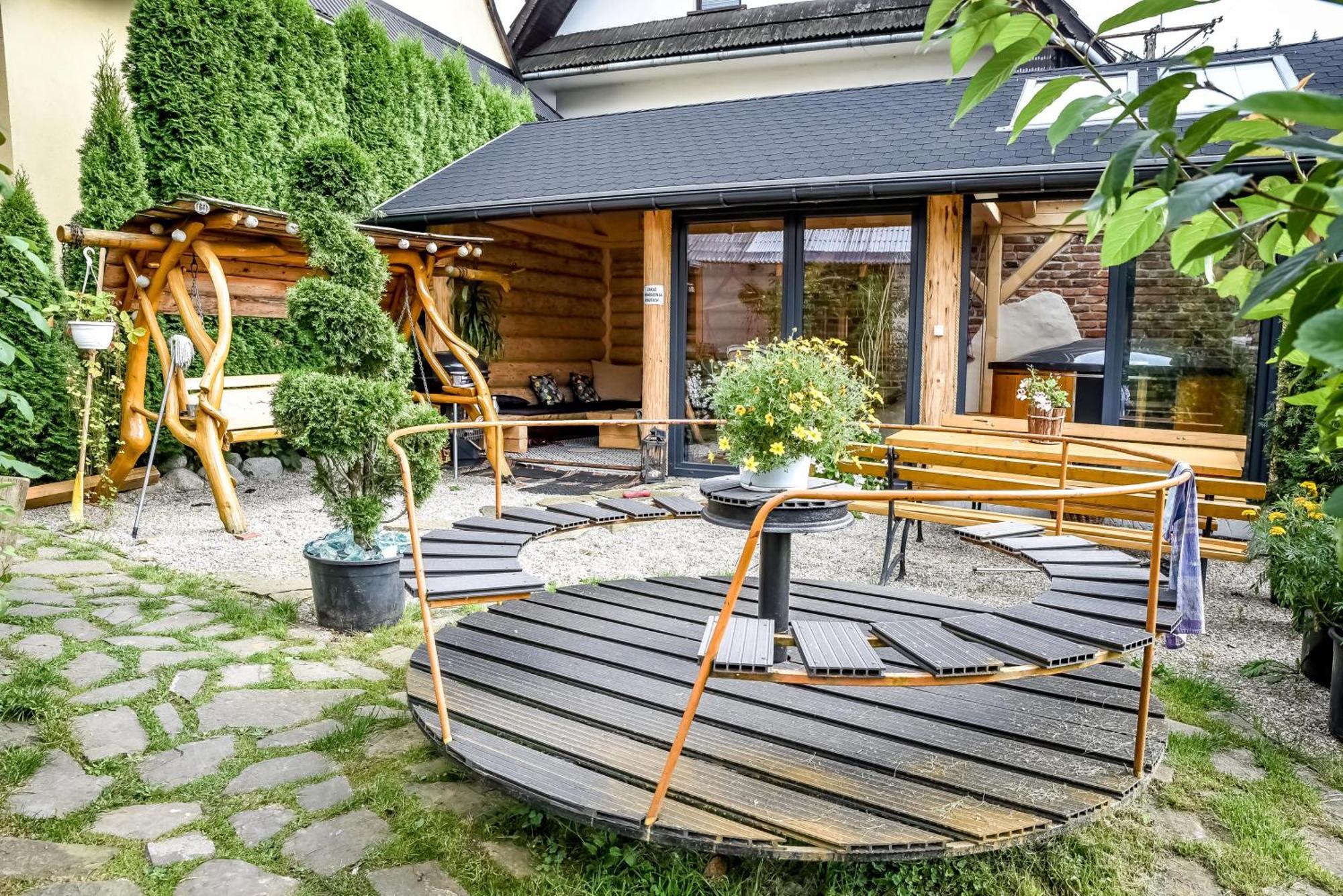 Ciukrowa Chatka Sauna & Jacuzzi Poronin Exterior foto